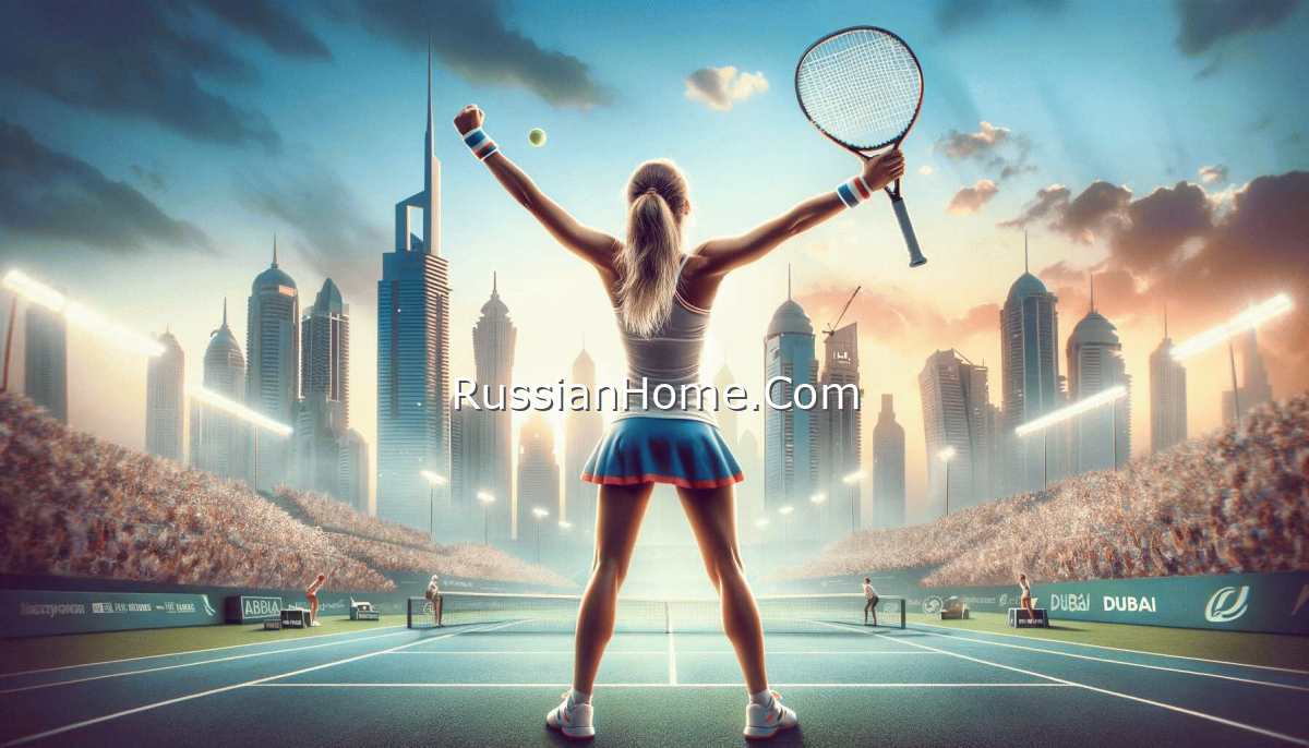 Россиянка Калинская победила первую ракете мира на турнире в Дубае и вышла в финал