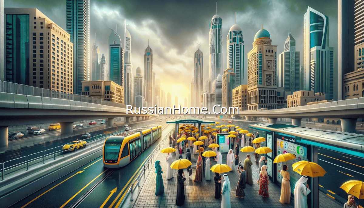 Дубай внедряет зонт-шеринг для пассажиров метро и автобусов, заботясь об их комфорте 